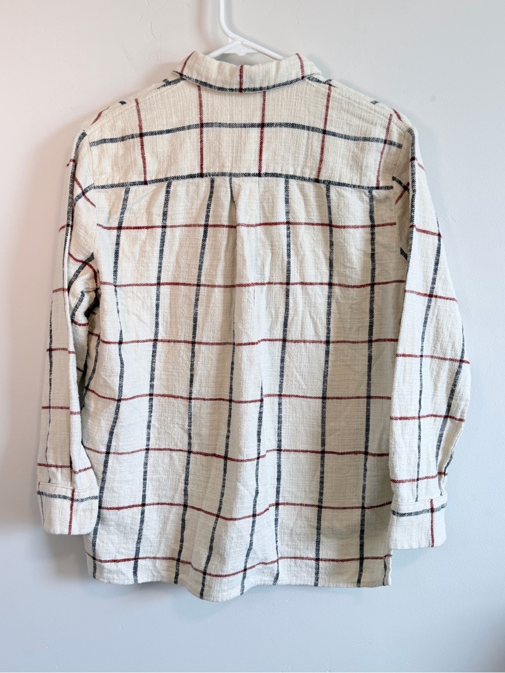 Madewell Oversized Ex-Boyfriend Shirt in Windowpane - Picture 6 of 12